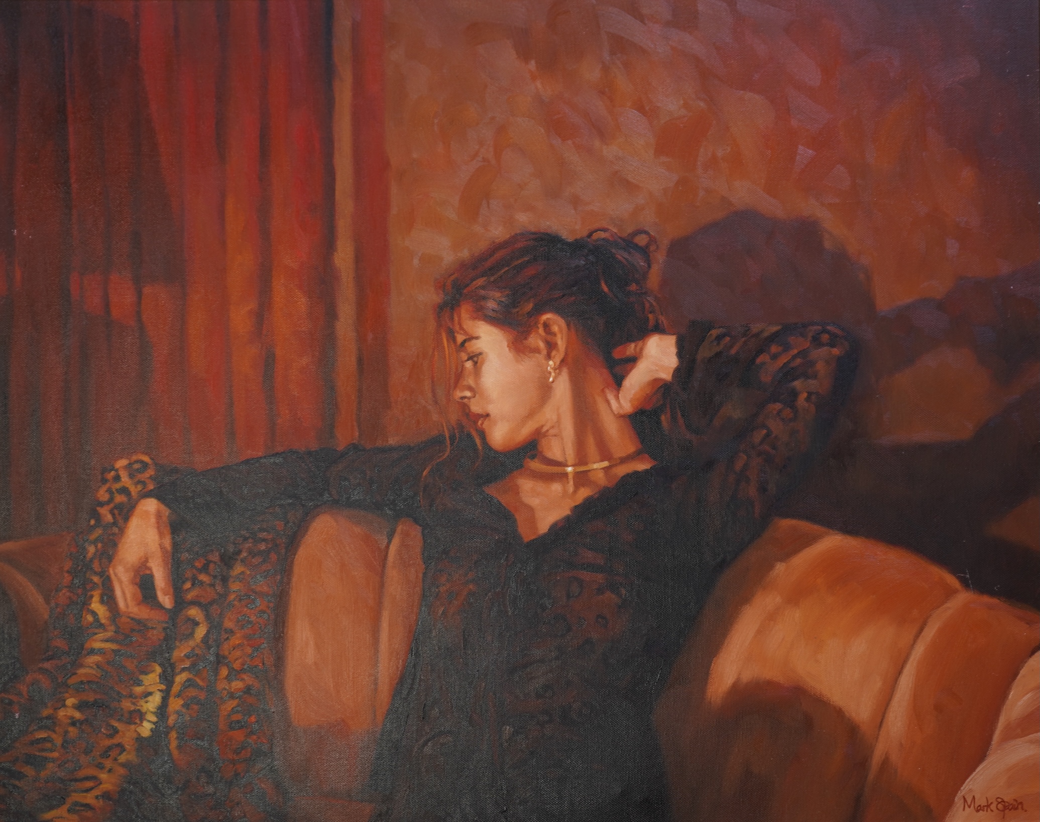 Mark Spain, (b. 1962), 'Waiting'